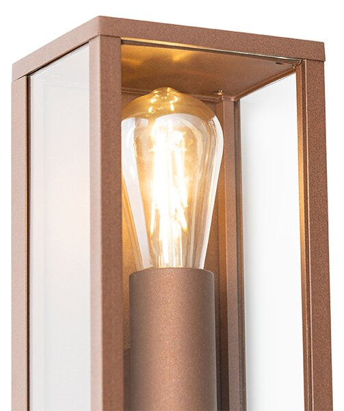 Applique industriale Ruggine 38 cm 2 luci IP44 - Charlois