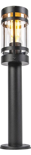 Lampada da esterno moderna nera 50 cm IP44 - Gleam