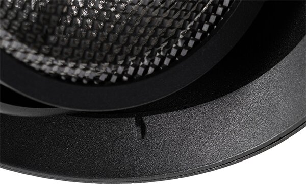 Faretto da incasso moderno nero GU10 AR111 rotondo senza cornice - Oneon Honey