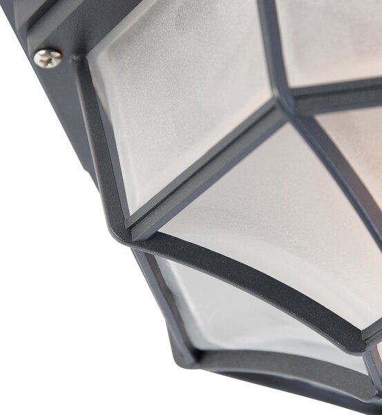 Lampada da soffitto rustica Grigio scuro 26,5 IP44 - Bri