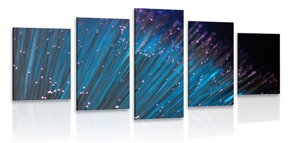 Quadri 5 pezzi – Fibra ottica