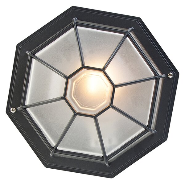 Lampada da soffitto rustica Grigio scuro 26,5 IP44 - Bri