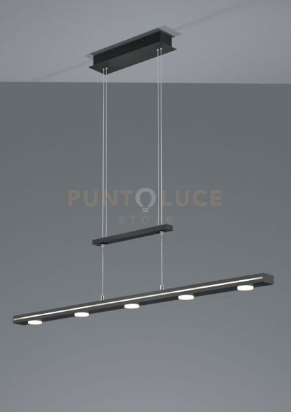 Lacal sospensione led 4w 2660lm, 3000 + 5000k 7 luci bidirezionale 