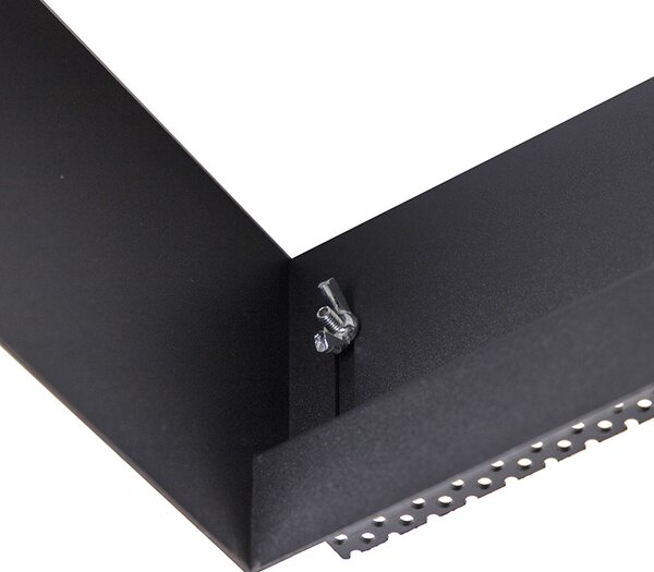 Faretto da incasso nero GU10 AR111 senza cornice - Oneon