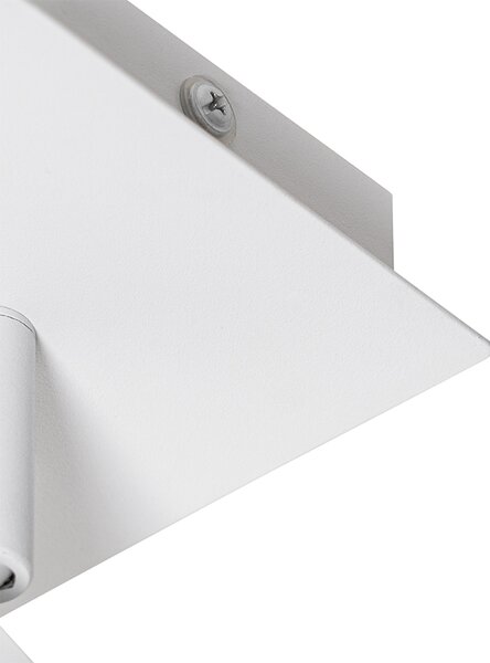 Faretto moderno per bagno bianco quadrato IP44 - Ducha