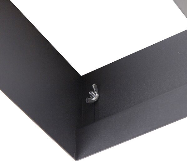Faretto incasso nero GU10 AR111 senza cornice 2 luci - Oneon
