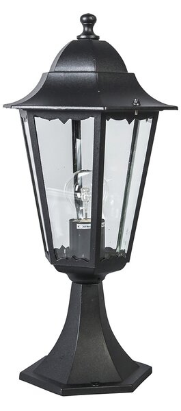 Lanterna da esterno classica base nera IP44 - New Orleans