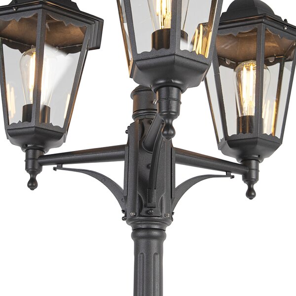 Lanterna da esterno in stile rustico nera IP44 - New Orleans 3
