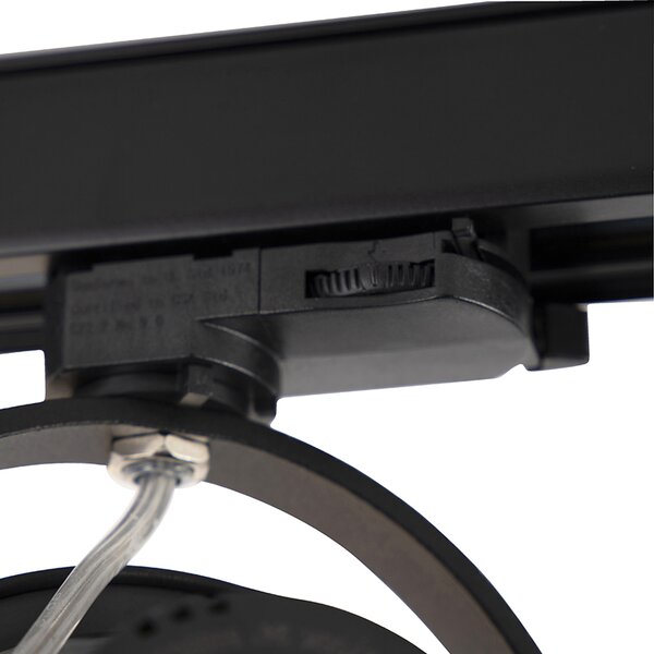 Faretto a binario LED trifase nero 15W 2700K con AR111 - Expert