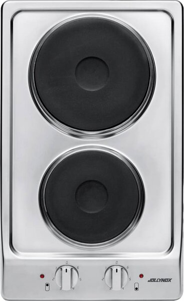Jollynox 1PVG2E Vega Piano Cottura Elettrico 2 Fuochi 30 cm colore Inox