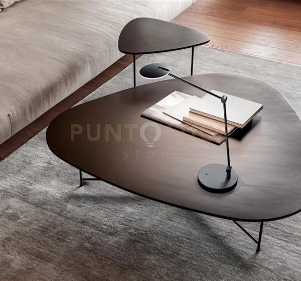 Lampada joint da scrivania in metallo colore nero dimmerabile a led