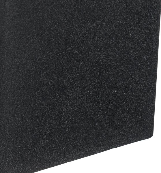 Lampada da parete nera 2 luci IP44 con sensore crepuscolare - Baleno II