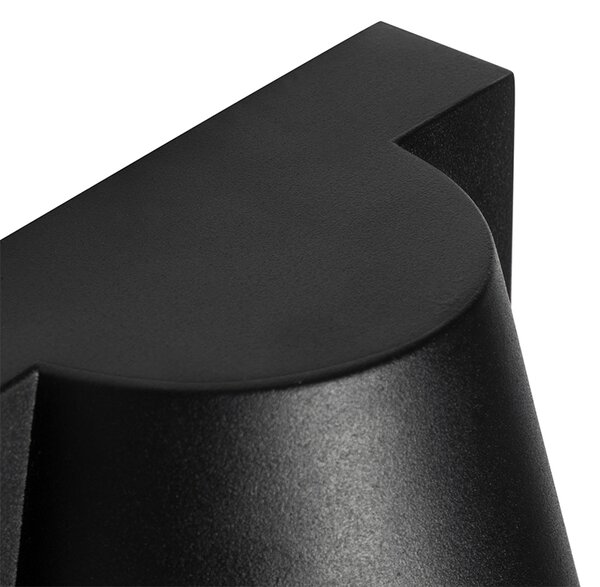 Lampada da parete per esterni di design nero IP44 - FEMKE