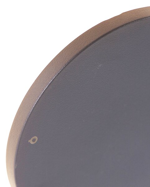 Applique da parete di design grigia 16,5 cm con LED - Skyf