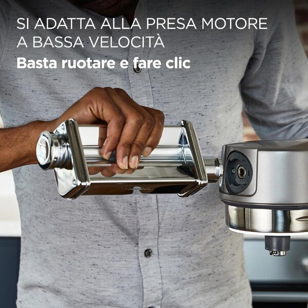 Kenwood Accessorio Impastatrice Planetaria Kenwood Trafila pasta Trenette in Acciaio Inox - KAX983ME