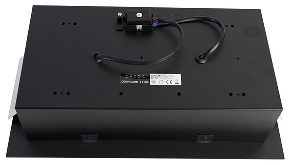Faretto da incasso nero orientabile AR111 2 luci - Oneon