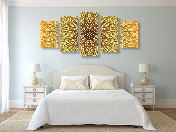 Quadri 5 pezzi – Ornamento etnico unico