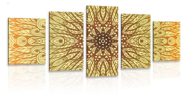 Quadri 5 pezzi – Ornamento etnico unico