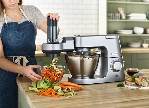 Kenwood Accessorio per Robot Impastatrice Kenwood Chef Accessorio Taglia Frutta e Verdura - KAX700PL Spiralizer