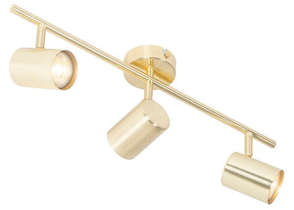 Plafoniera moderna ottone 3 luci orientabili - Jeana