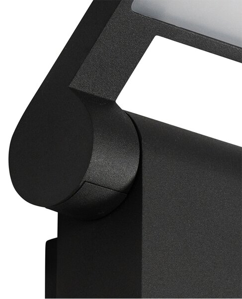 Applique da esterno antracite con LED IP54 e sensore di movimento - Zane