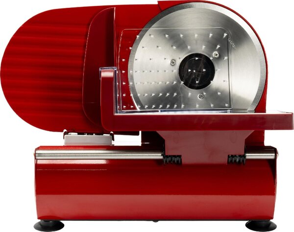 R.G.V. Affettatrice elettrica con Lama 19 cm e Motore 100W con Base In Acciaio - Ausonia 190 Red