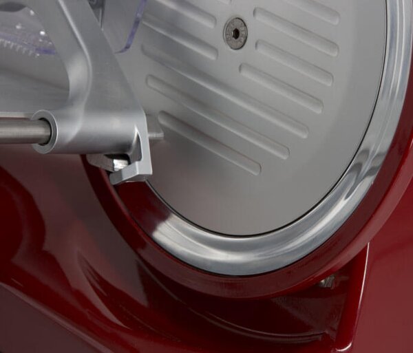 R.G.V. Affettatrice Elettrica Potenza 140 Watt Lama 25 cm in Acciaio colore Rosso - 90447 Luxury 25 Red Edition