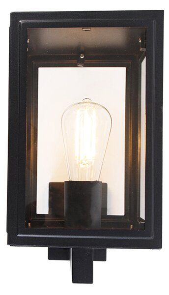 Lampada da parete rustica nera IP44 - Sutton Up