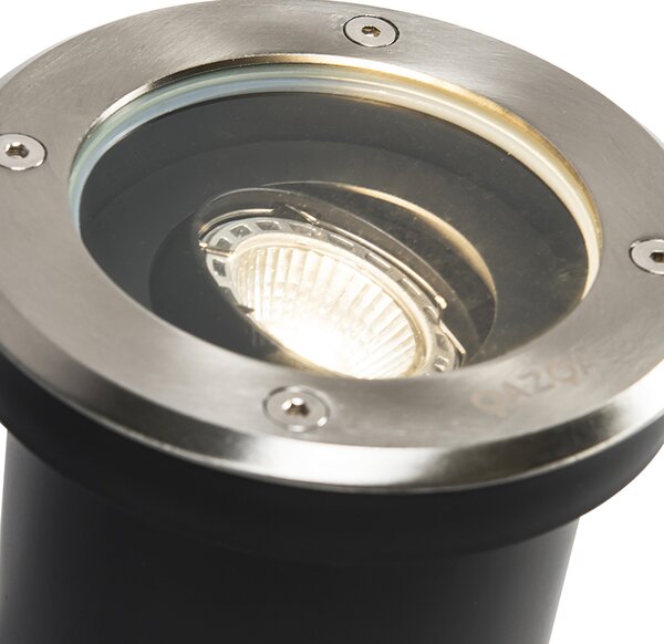 Set di 6 faretti da terra intelligenti orientabili incl. WiFi GU10 - Delux