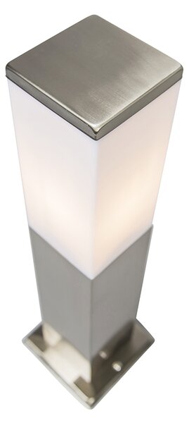 Lampada da esterno intelligente 45 cm in acciaio incl. WiFi P45 - Malios