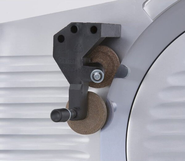 R.G.V. Affettatrice elettrica Potenza 140 Watt Lama 22 cm in Acciaio - 90751 Luxury Italia 22 GL-R