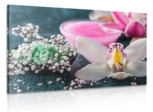 Stampa su tela – Splendida orchidea dettagliata
