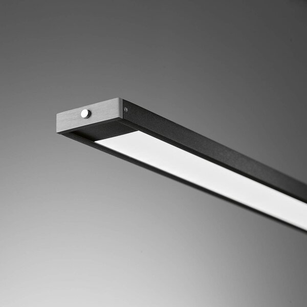 FISCHER & HONSEL Lampada a sospensione Metz TW LED, CCT, lunghezza 160 cm, nero