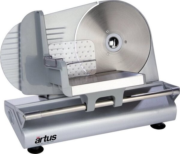 REBER Affettatrice elettrica Potenza 150 Watt Lama mm. 220 in Acciaio Taglio mm. 013 - Artus A22