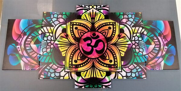 Quadri 5 pezzi – Mandala della salute