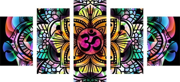 Quadri 5 pezzi – Mandala della salute