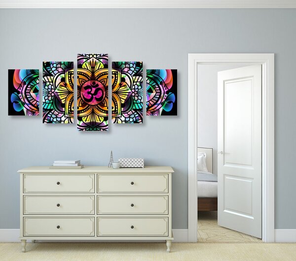 Quadri 5 pezzi – Mandala della salute
