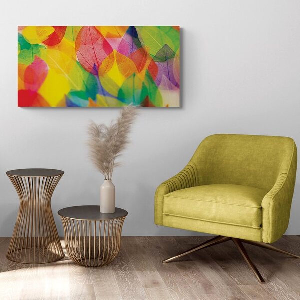 Quadro su tela – Foglie in colori autunnali