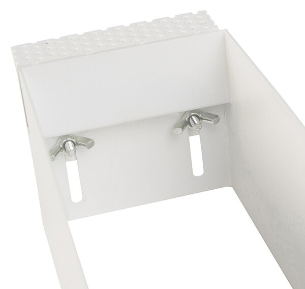 Faretto da incasso bianco orientabile e inclinabile senza cornice 3 luci - Oneon
