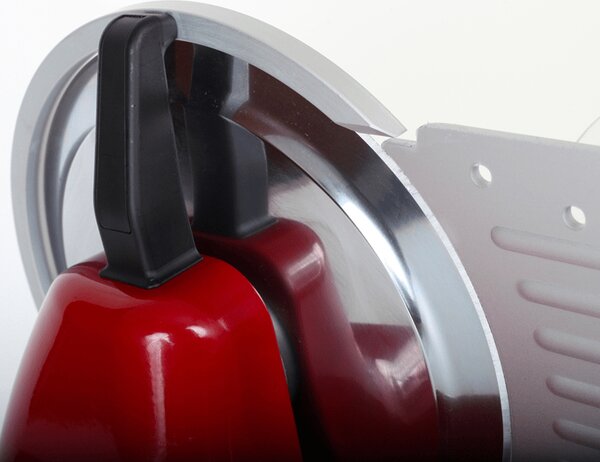 R.G.V. Affettatrice Professionale con Lama 22 cm Inox E Motore 120W - 22LUXOR RED 90248