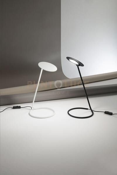 Lampade da tavolo in metallo nero opaco kobra led 5w 3000k cri?80 2