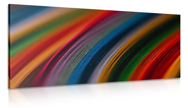 Stampa su tela – Dettaglio di materiale colorato