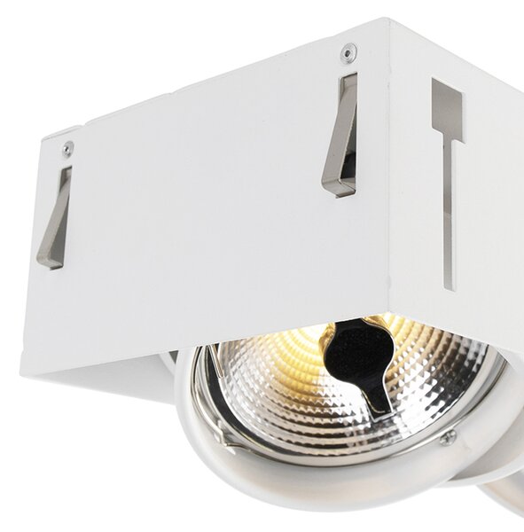 Faretto incasso bianco AR111 Trimless 3 luci - Oneon