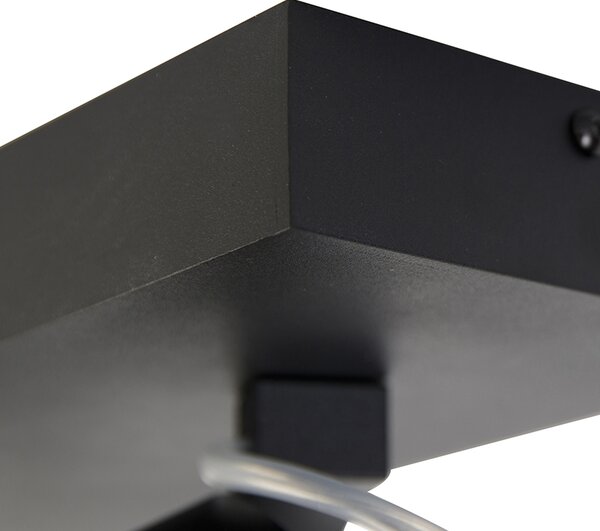 Faretto di design nero orientabile 2 luci - GO