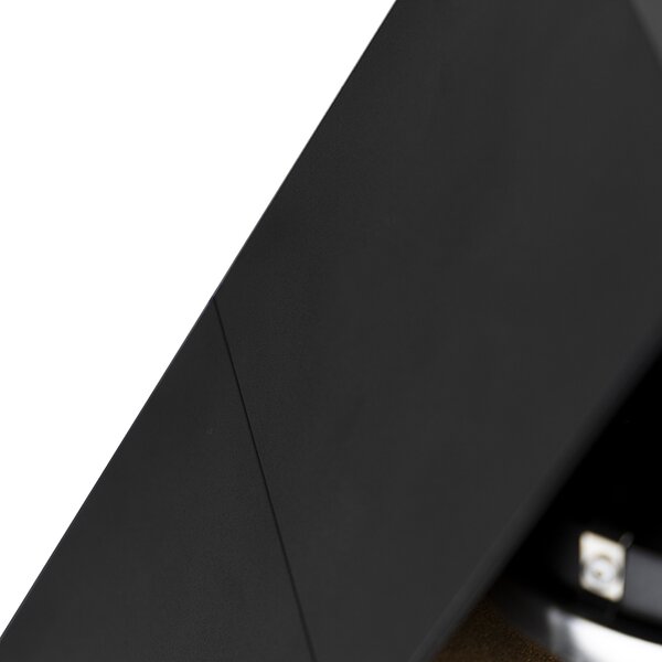 Faretto da incasso di design nero rettangolare 2 luci - Box