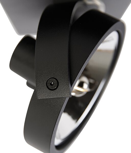 Faretto di design nero orientabile 2 luci - GO