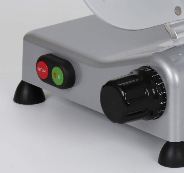 R.G.V. Affettatrice Professionale con Lama da 25 cm In Acciaio E Motore da 140W - 25Gl Serie Lusso