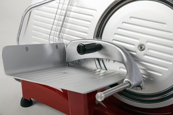 R.G.V. Affettatrice Professionale con Lama 25 cm Inox Motore 140 watt colore Rosso - 90917 Vintage 250