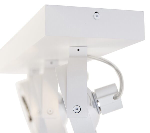 Faretto di design bianco orientabile 3 luci - Go