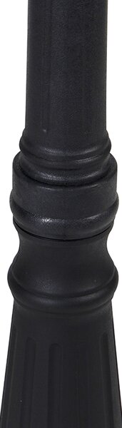 Lanterna da esterno classica nera 3 luci IP44 - New Haven